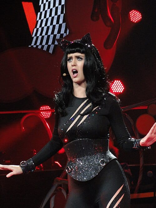 Katy Perry performing live in Seattle, 2011 – Photo by nikotransmission (CC BY 2.0)