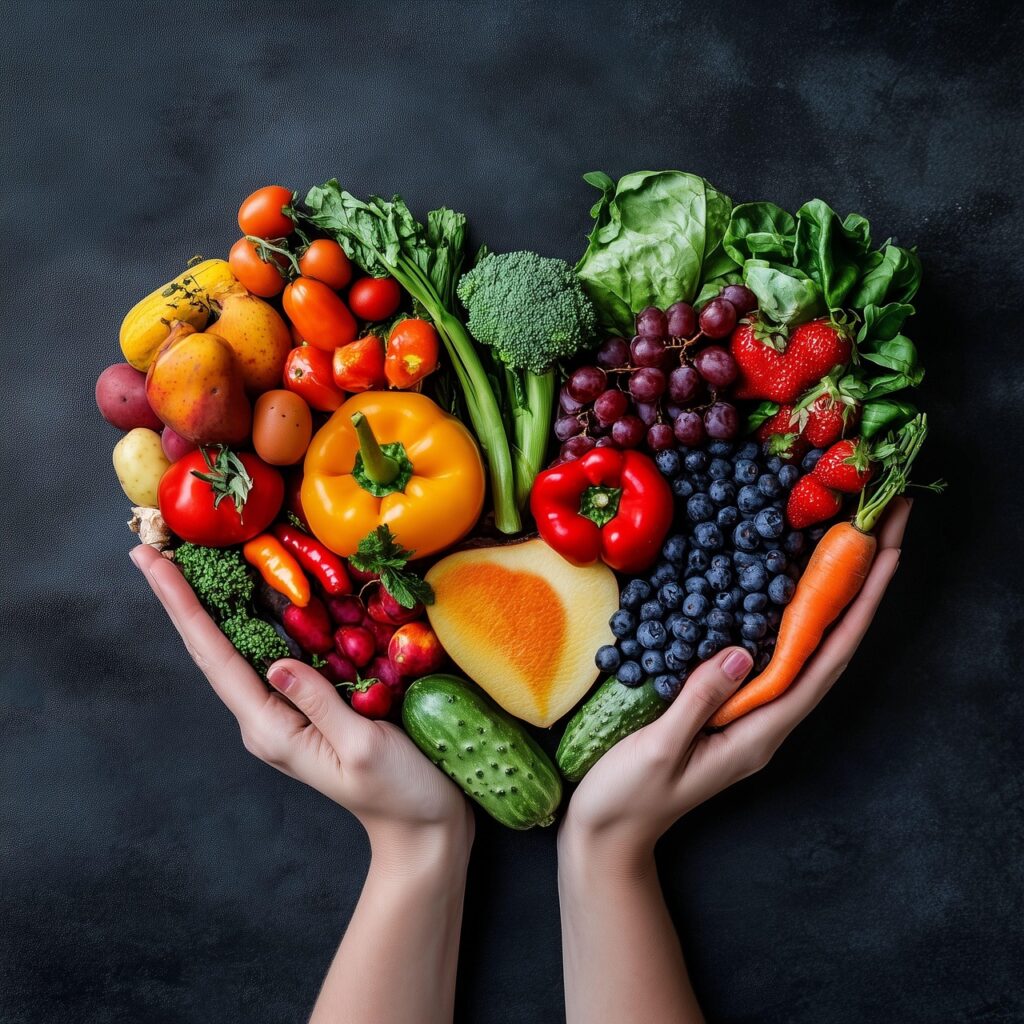 Diet vs. Exercise healthy lifestyle concept