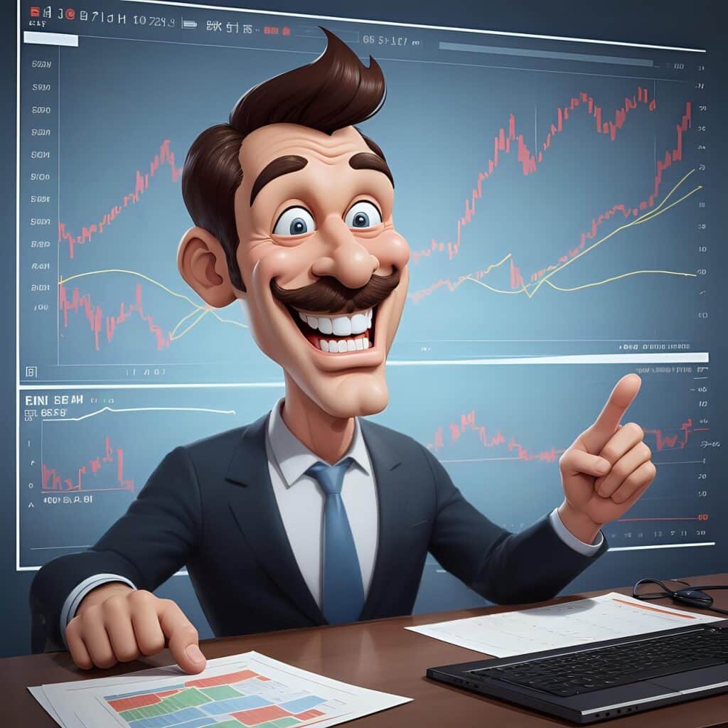 Crypto investing 101 illustration — beginner investor learning safe and smart crypto strategies.